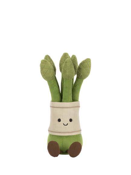 Jellycat Amuseables Asparagus Soft Toy, Green Mid