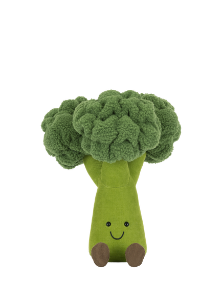 Jellycat Amuseables Broccoli Soft Toy - view 2, Green Mid