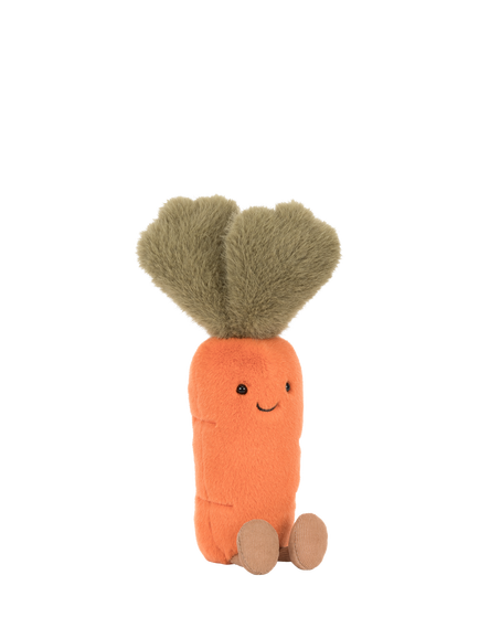 Jellycat Amuseables Carrot Soft Toy - view 2, Orange Mid