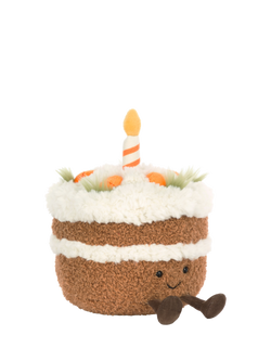 Jellycat Amuseables Carrot Cake Soft Toy, Multi Multi