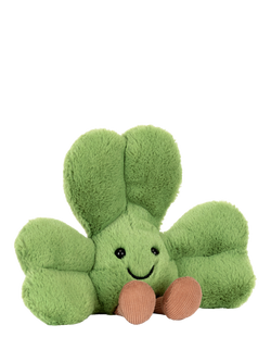 Jelly Amuseables Siofra Shamrock Soft Toy, Green Mid