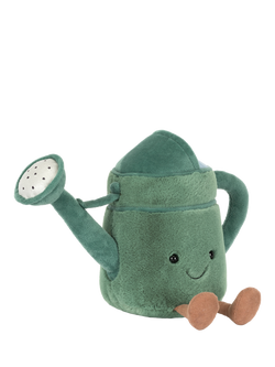 Jellycat Amuseables Watering Can Soft Toy, Green Mid