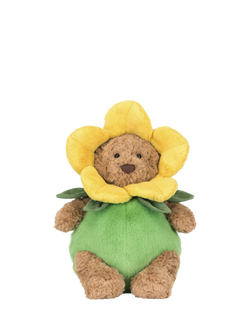 Jellycat Bartholomew Bear Daffodil Soft Toy - view 2, Multi Multi