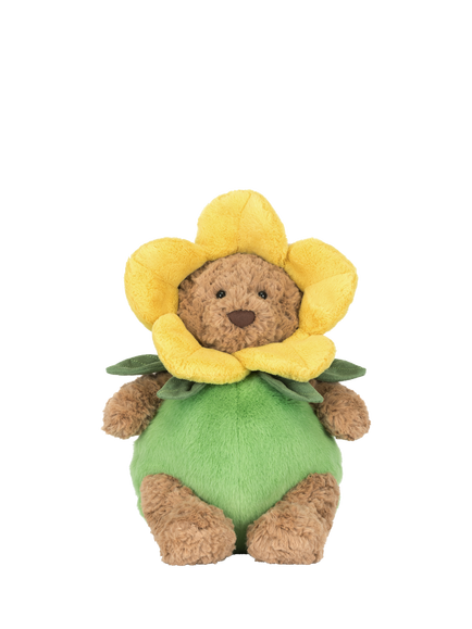 Jellycat Bartholomew Bear Daffodil Soft Toy - view 2, Multi Multi