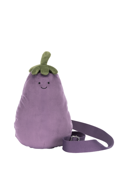 Jellycat Amuseables Aubergine Bum Bag, Purple Dark