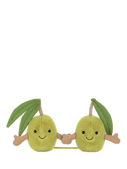 Jellycat Amuseables Pair of Olives Soft Toy - view 2, Green Olive