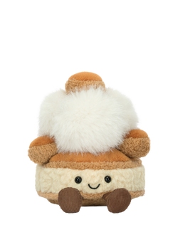 Jellycat Amuseables Mirielle St. Honoré Soft Toy - view 2, Brown Mid
