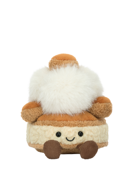 Jellycat Amuseables Mirielle St. Honoré Soft Toy - view 2, Brown Mid