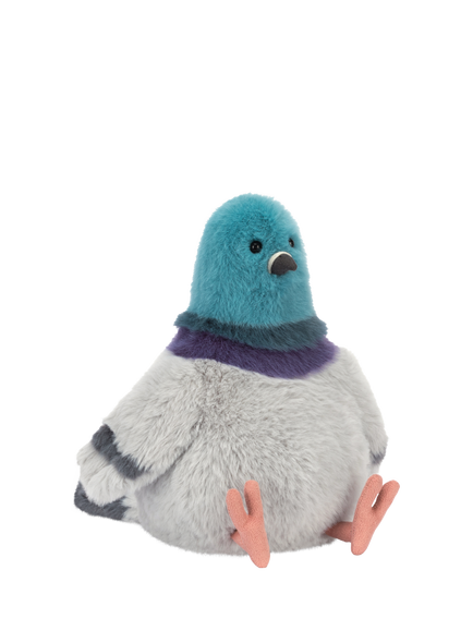 Jellycat Amuseables Strutton Pigeon Soft Toy, Grey Mid