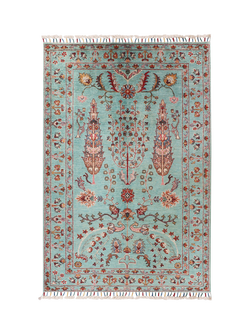 Gooch Oriental Pictorial Pure Wool Rug, Multi, L179 x W123 cm, Multi