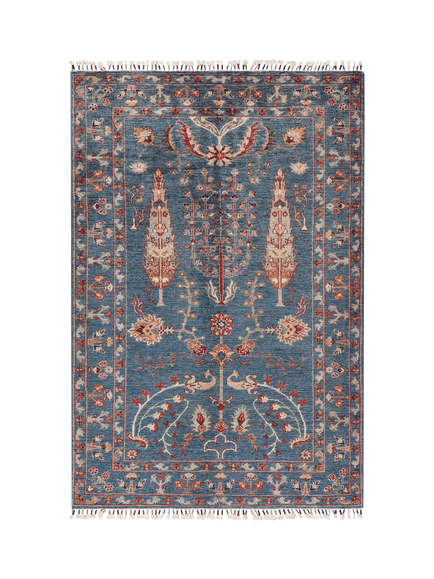 Gooch Oriental Pictorial Pure Wool Rug, Multi, L183 x W125 cm, Multi