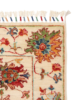 Gooch Oriental Sultani Pure Wool Runner Rug, Multi, L237 x W73 cm - view 2, Multi