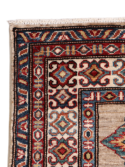Gooch Oriental Supreme Kazak Pure Wool Rug, Multi, L206 x W152 cm - view 2, Multi