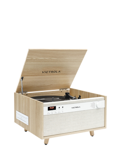 Victrola Century 6-in-1 Music Centre with Turntable, Natural, Natural