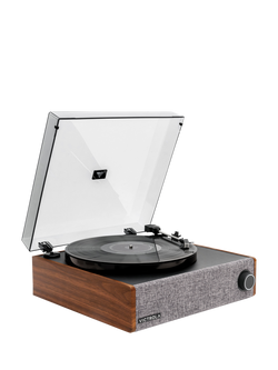 Victrola Eastwood LP Bluetooth Turntable Record Player, Walnut, Walnut