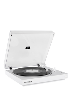 Victrola Automatic Bluetooth Turntable, White - view 2, White
