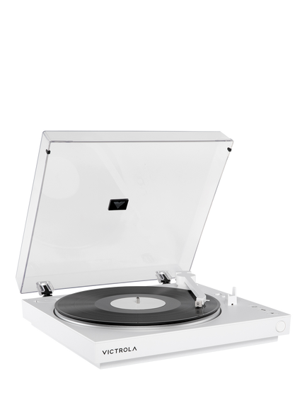 Victrola Automatic Bluetooth Turntable, White - view 2, White