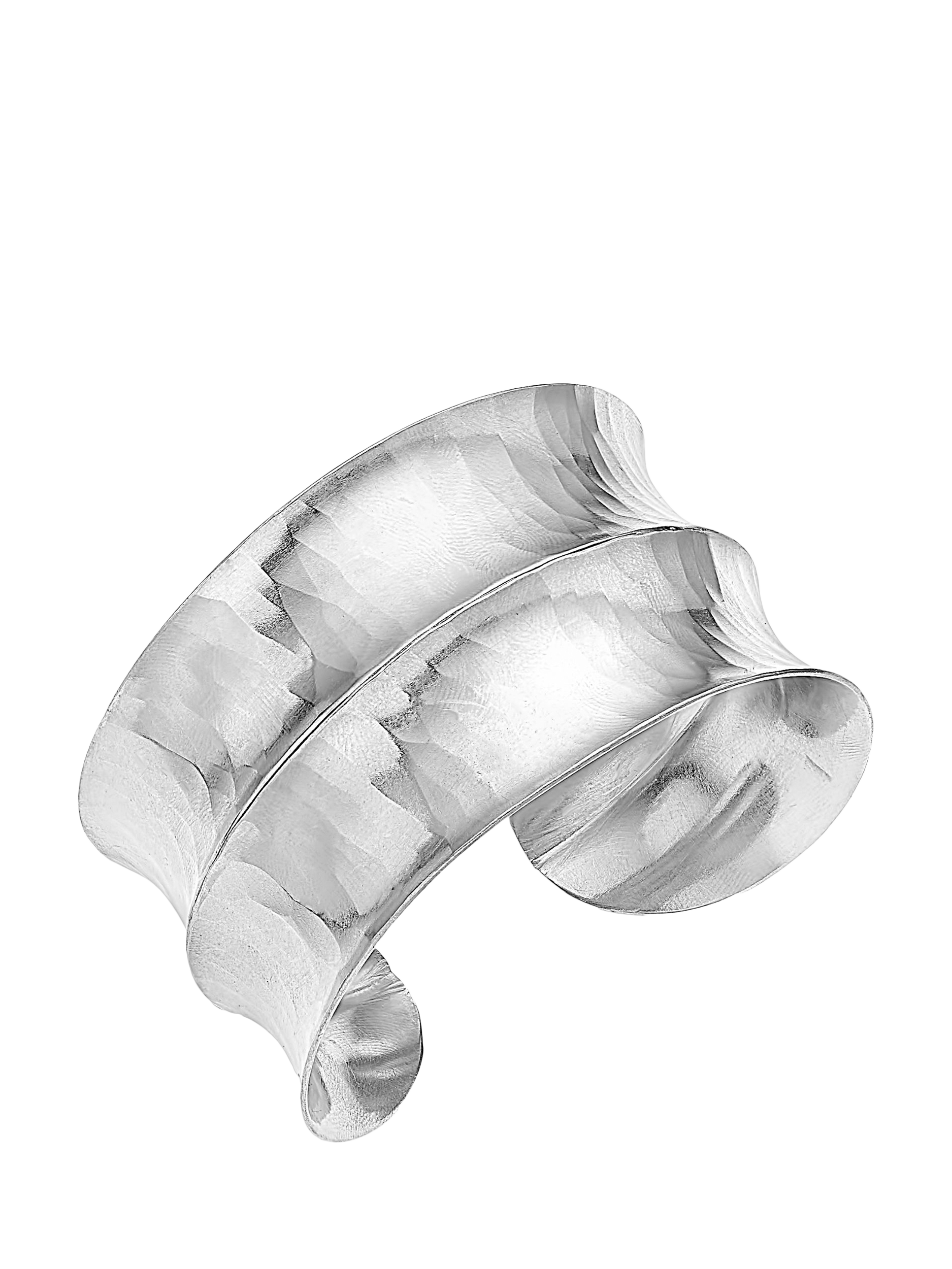 Product image 1 of 5, which shows Dower & Hall Sterling Silver Double Nomad Cuff