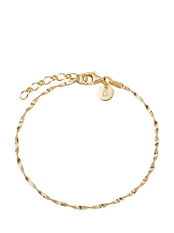 Daisy London Helix Twisted Bracelet, Yellow Gold
