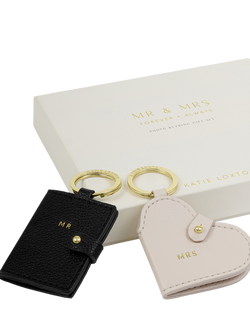 Katie Loxton Mr & Mrs Photo Keyring Set - view 2, Multi