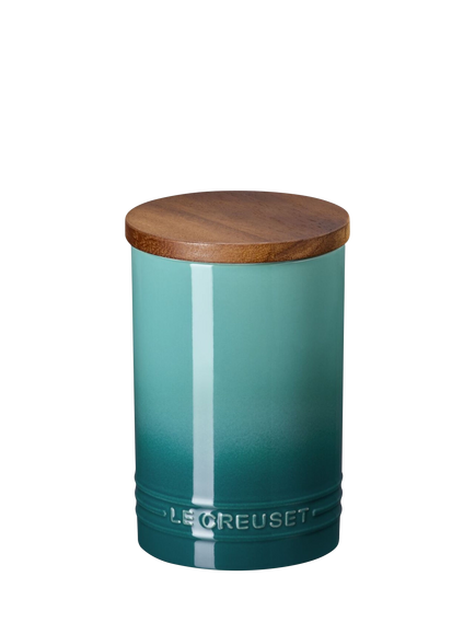 Le Creuset Stoneware Storage Jar, 770ml, Bleu Riviera