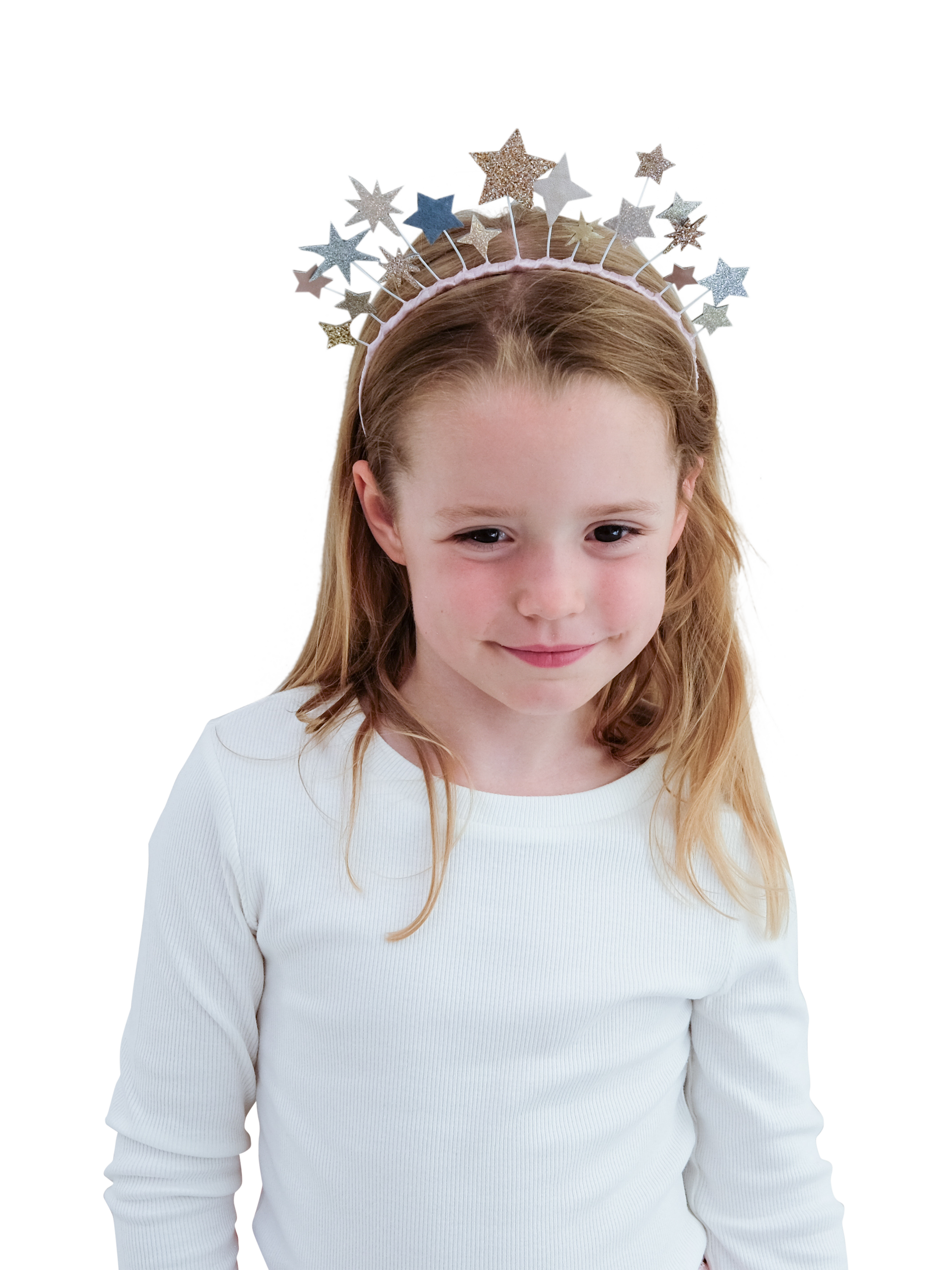 Product image 5 of 5, which shows Mimi & Lula Kids' Magical Star Head Band, Metallic Multi