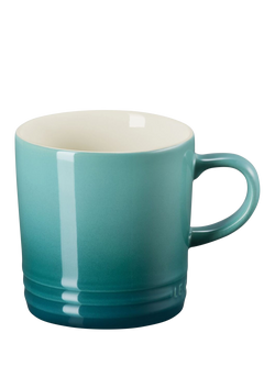Le Creuset Stoneware Mug, 350ml, Bleu Riviera, Bleu Riviera