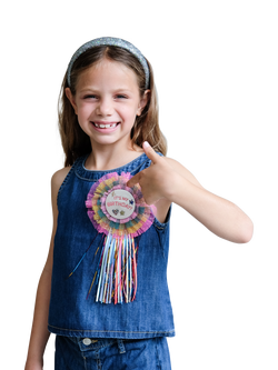 Mimi & Lula Kids' Diva Wow Birthday Badge, Bright Multi - view 2, Bright Multi
