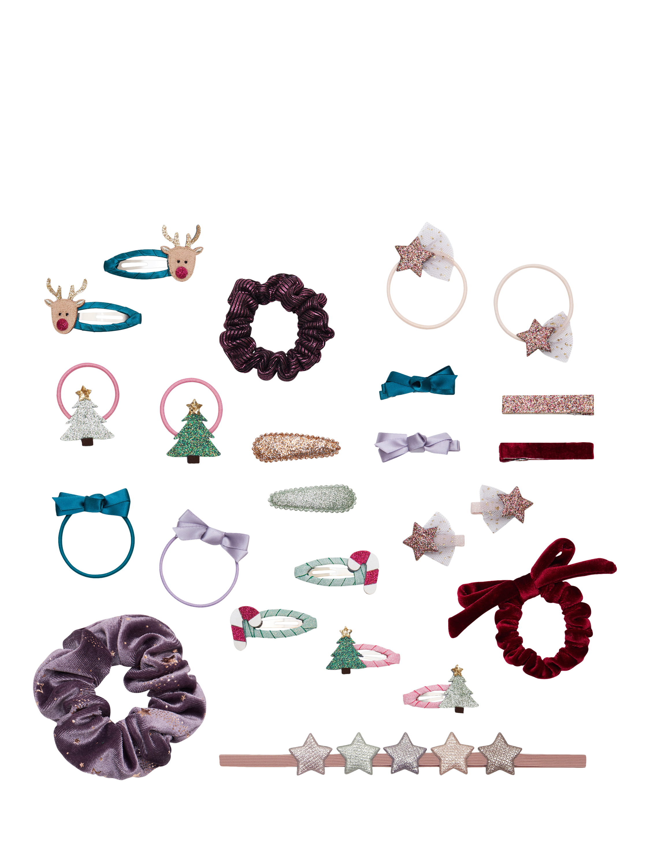 Product image 4 of 4, which shows Mimi & Lula Kids' Hair Accessories Advent Calendar, Multi