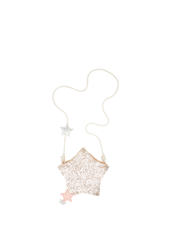 Mimi & Lula Kids' Super Sparkle Star Crossbody Bag, Mystical, Mystical