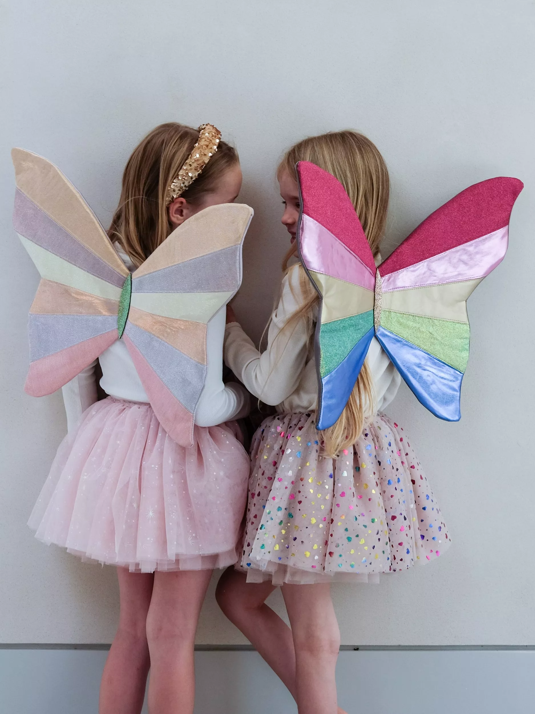 girl playing dress up