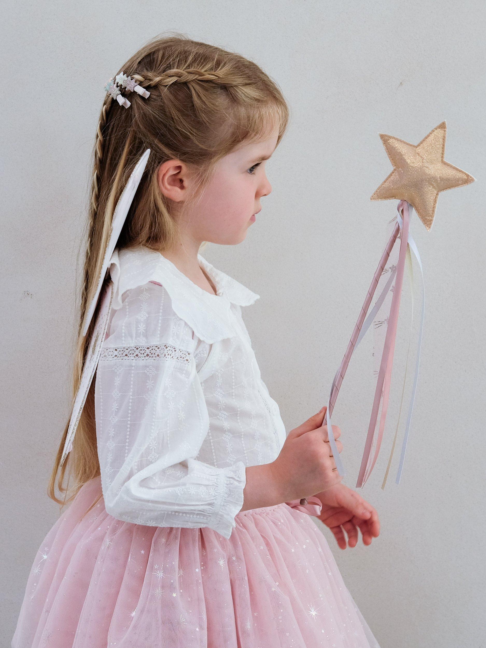 Product image 4 of 5, which shows Mimi & Lula Kids' Starry Night Wings, Pink