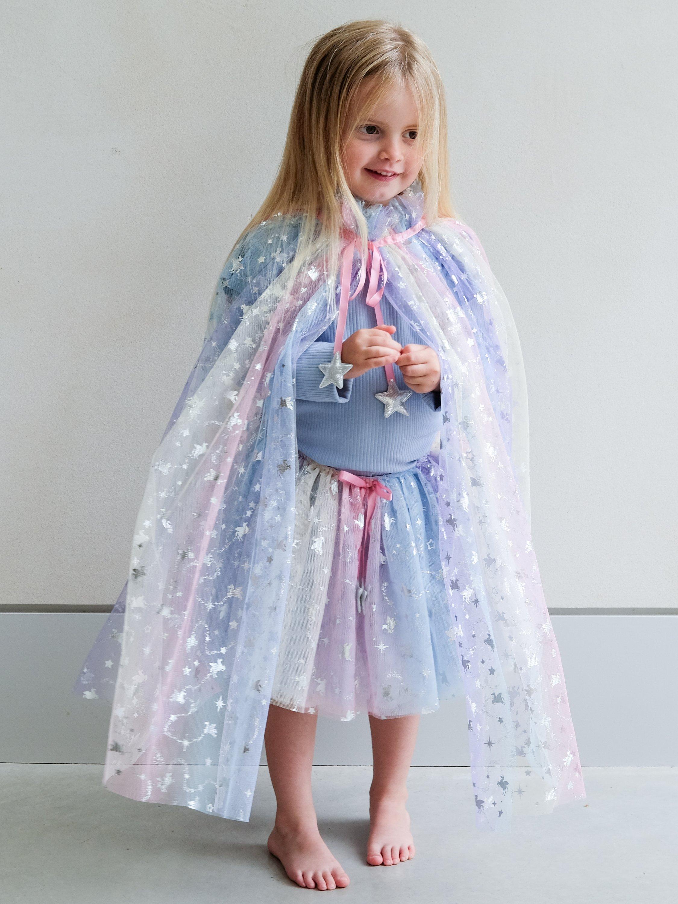 Product image 5 of 6, which shows Mimi & Lula Kids' Unicorn Ombre Tutu, Multi
