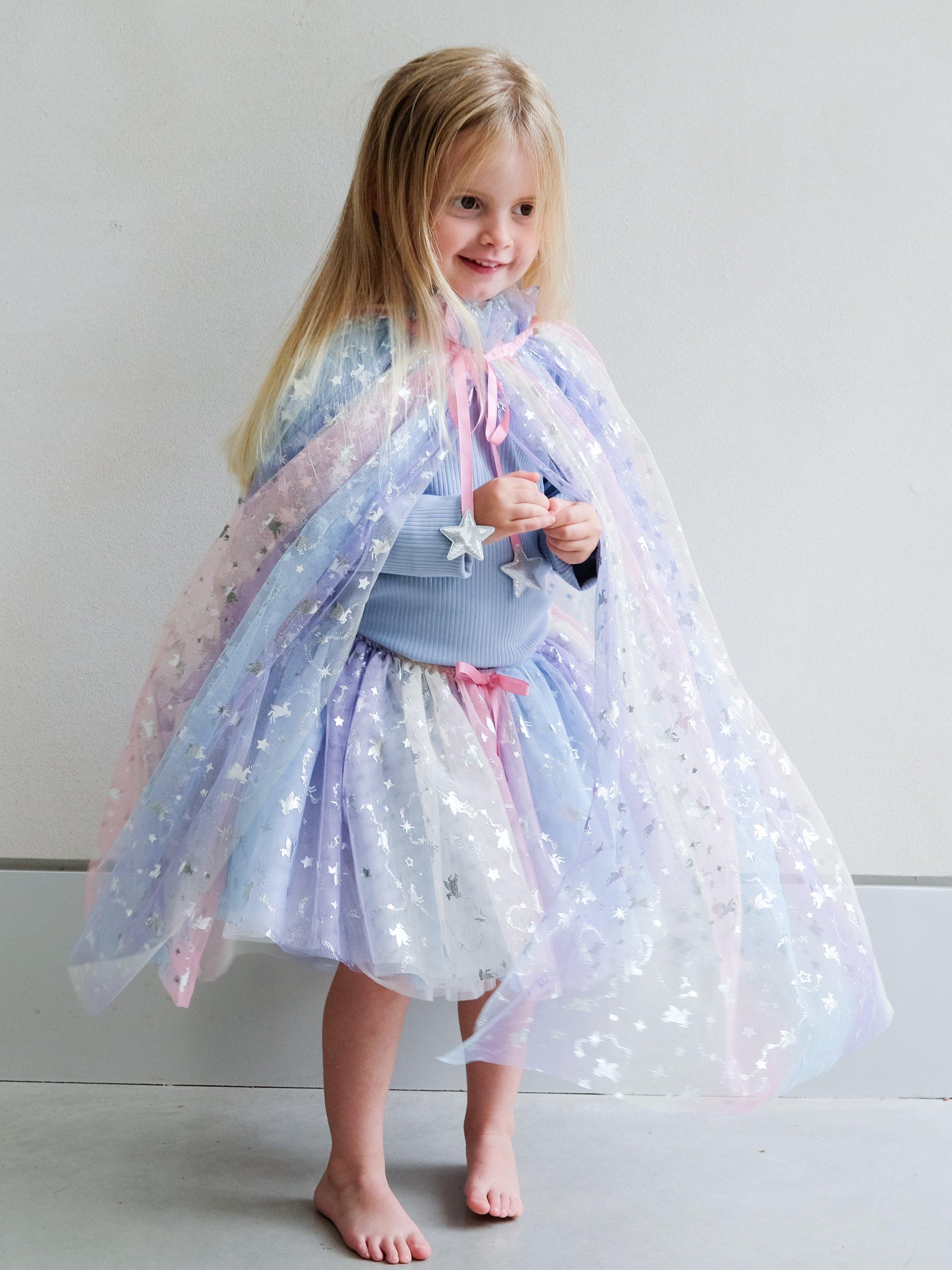 Product image 6 of 6, which shows Mimi & Lula Kids' Unicorn Ombre Tutu, Multi