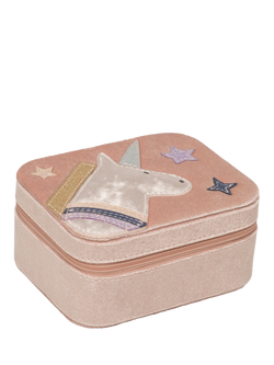Mimi & Lula Kids' Unicorn Jewellery Box, Pink/Multi, Pink Multi
