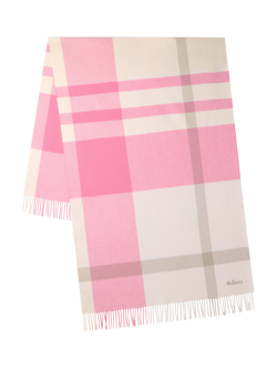 Mulberry Merino Wool Scarf, Blossom Pink/Geranium Pink, Blossom Pink/Geranium Pink