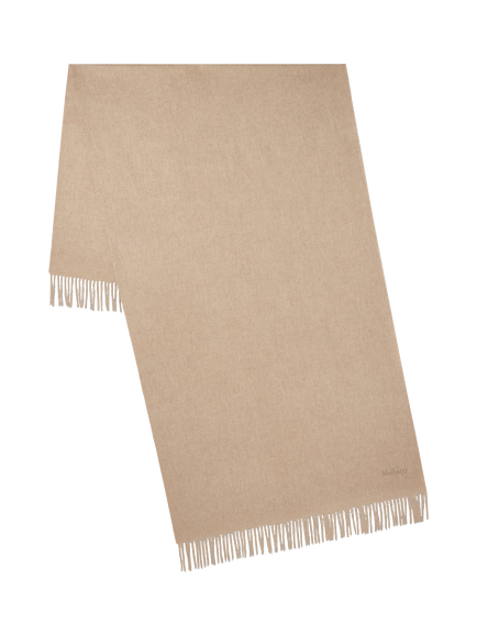 Mulberry Merino Wool Scarf, Oat
