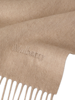 Mulberry Merino Wool Scarf - view 2, Oat
