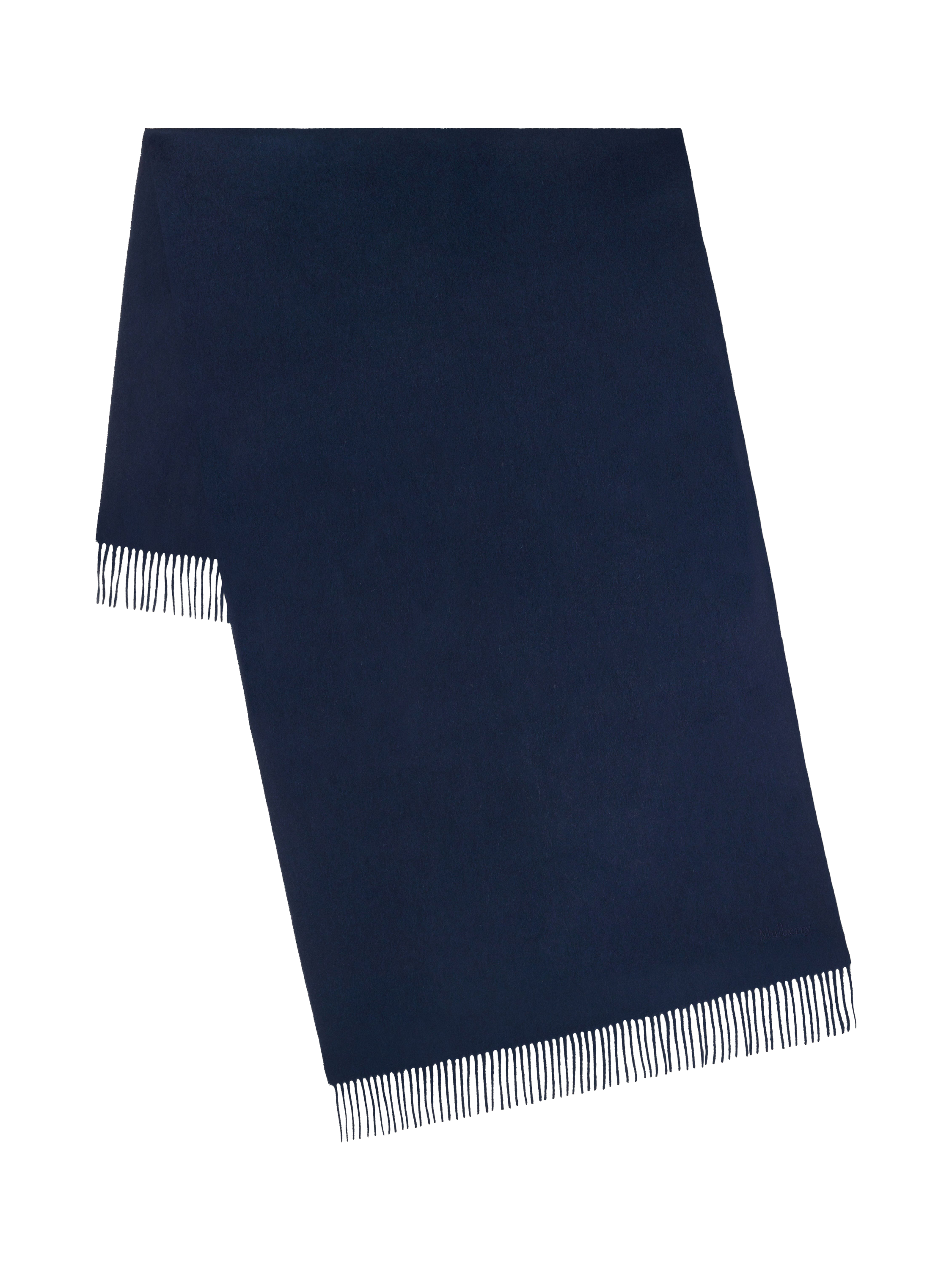 Product image 1 of 2, which shows Mulberry Merino Wool Scarf, Night Sky