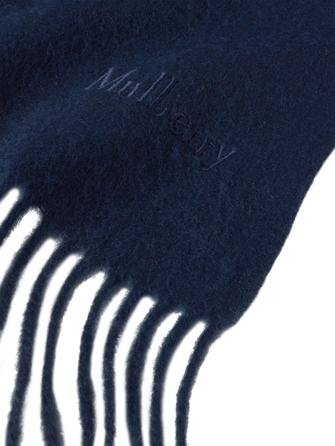 Product image 2 of 2, which shows Mulberry Merino Wool Scarf, Night Sky