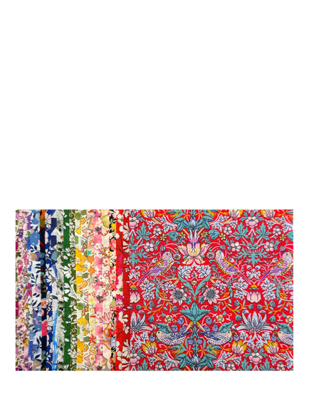 Alice Caroline Liberty Fabric Tana Lawn® Charm Squares, Multi, Pack of 20 - view 2, Multi