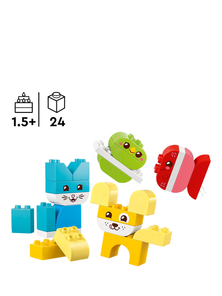 LEGO DUPLO 10477 My First Creative Cute Pets 3-in-1 Animal Toy - view 2, Multi