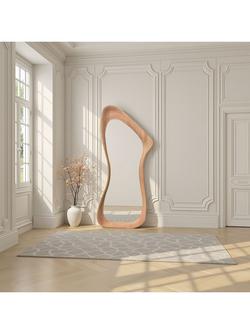 Yearn Arlo Oak Wood Full-Length Leaner/Wall Mirror, 180 x 80cm, Natural - view 2, Natural