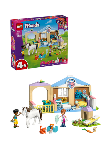 LEGO Friends 42696 Animal Vet Clinic Toy, Multi