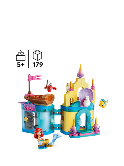 LEGO Disney 43285 Princess Ariel’s Magical Mini Palace Building Toy - view 2, Multi