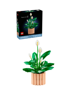 LEGO Botanicals 11504 Peace Lily Artificial Plant Building Set, Multi