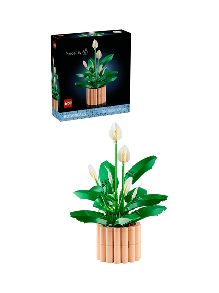 LEGO Botanicals 11504 Peace Lily Artificial Plant Building Set, Multi