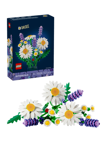 LEGO Botanicals 11508 Daisies Artificial Plant Building Set, Multi