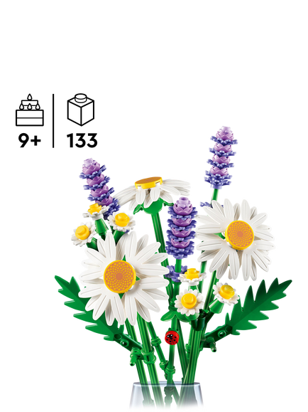 LEGO Botanicals 11508 Daisies Artificial Plant Building Set - view 2, Multi