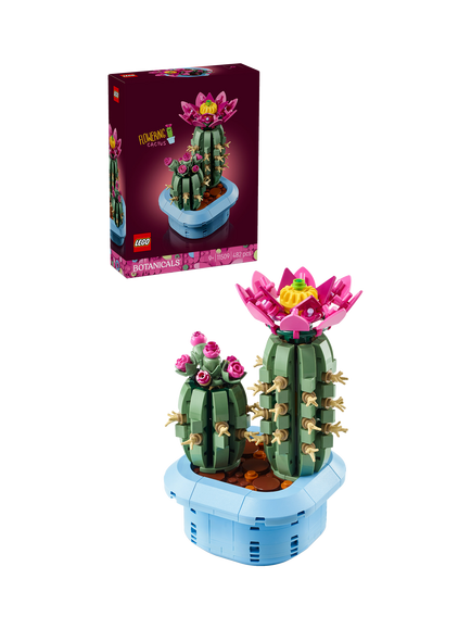 LEGO Botanicals 11509 Flowering Cactus Artificial Plant Building Set, Multi